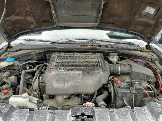 5J8TB18217A011730 - 2007 ACURA RDX BLUE photo 7