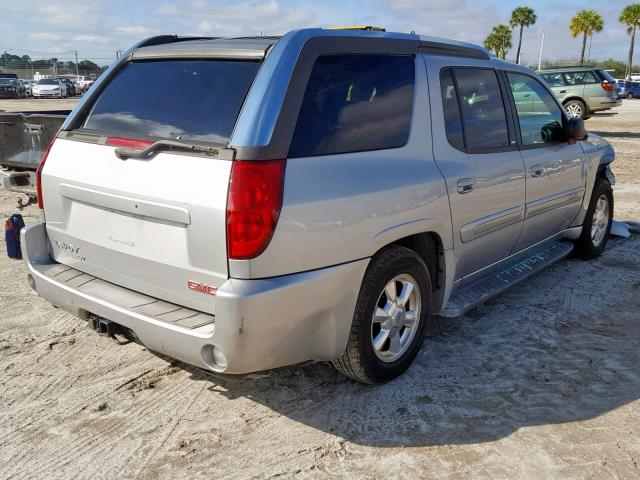 1GKET12P246179291 - 2004 GMC ENVOY XUV SILVER photo 4