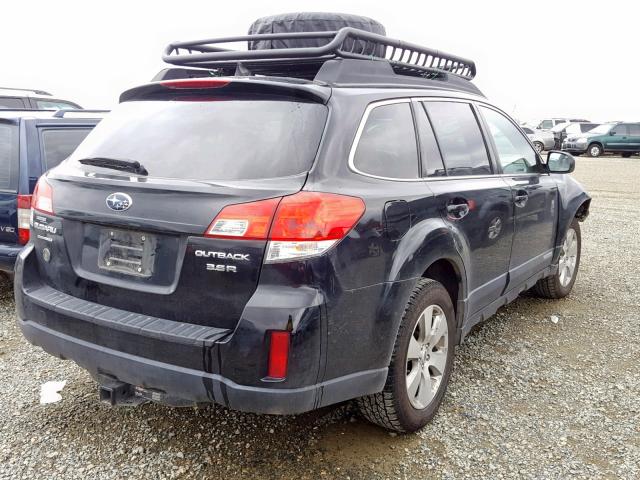 4S4BRDKC4C2269135 - 2012 SUBARU OUTBACK 3. BLACK photo 4