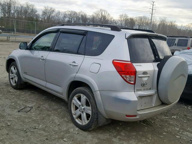 JTMBD32V865020743 - 2006 TOYOTA RAV4 SPORT SILVER photo 3