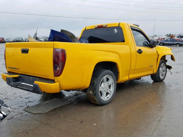 1GCCS146748170522 - 2004 CHEVROLET COLORADO YELLOW photo 4