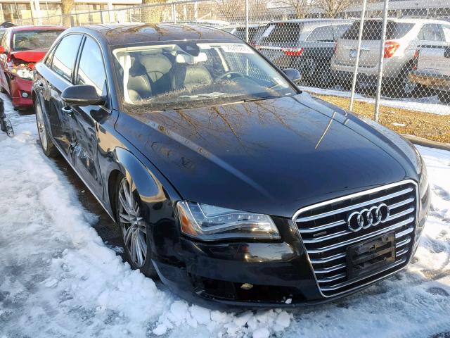 WAURVAFD6CN034375 - 2012 AUDI A8 L QUATT BLACK photo 1