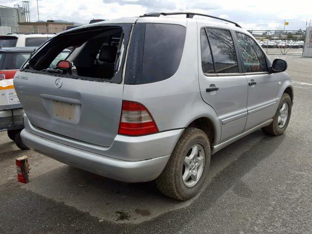 4JGAB54E4YA167819 - 2000 MERCEDES-BENZ ML 320 SILVER photo 4