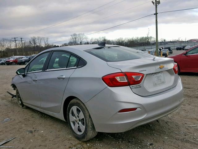 1G1BC5SM6J7242855 - 2018 CHEVROLET CRUZE LS SILVER photo 3