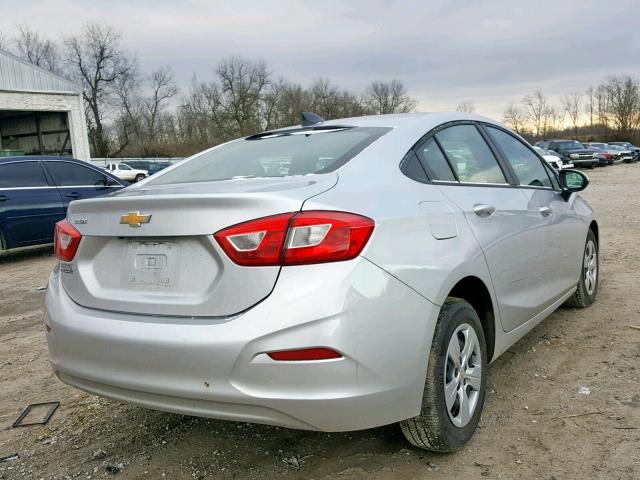 1G1BC5SM6J7242855 - 2018 CHEVROLET CRUZE LS SILVER photo 4