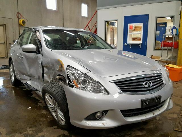 JN1CV6AR9DM355622 - 2013 INFINITI G37 SILVER photo 1