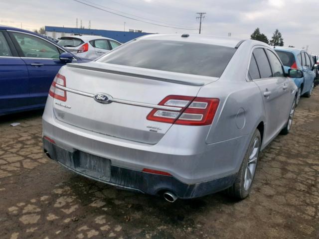 1FAHP2H81DG102611 - 2013 FORD TAURUS SEL SILVER photo 4