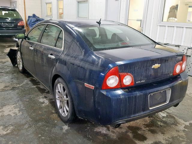 1G1ZK577684206809 - 2008 CHEVROLET MALIBU LTZ BLUE photo 3