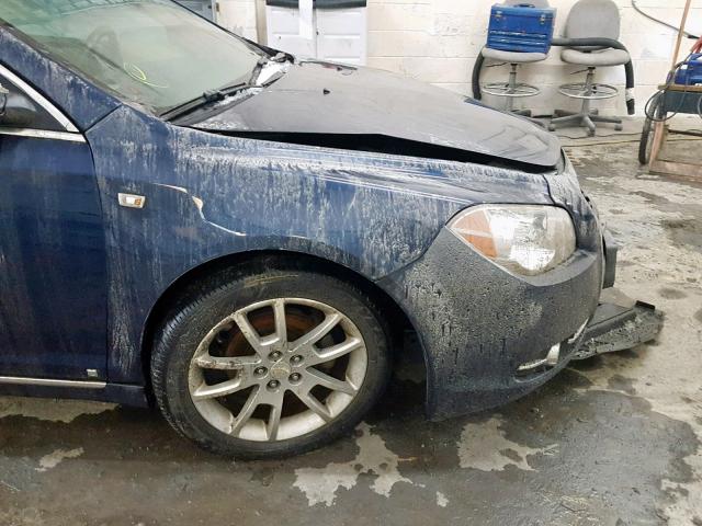 1G1ZK577684206809 - 2008 CHEVROLET MALIBU LTZ BLUE photo 9