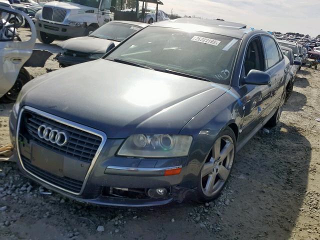 WAUML44E66N021479 - 2006 AUDI A8 L QUATT BLUE photo 2