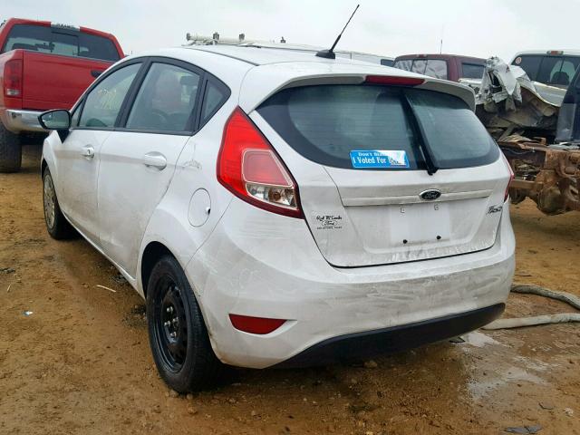 3FADP4TJXFM203241 - 2015 FORD FIESTA S WHITE photo 3