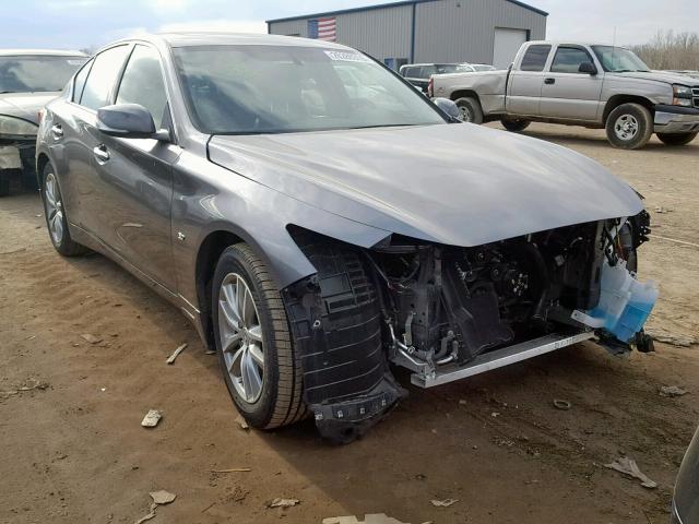 JN1BV7AR1FM420743 - 2015 INFINITI Q50 BASE CHARCOAL photo 1