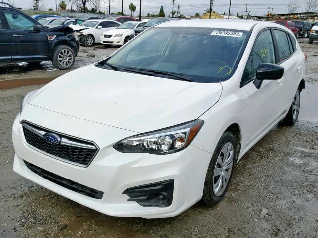 4S3GTAA62K1702185 - 2019 SUBARU IMPREZA WHITE photo 2