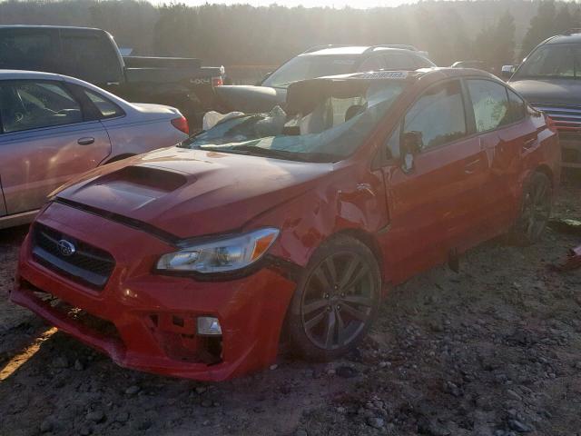 JF1VA1E64G9802083 - 2016 SUBARU WRX PREMIU RED photo 2