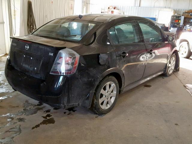 3N1AB6APXCL616487 - 2012 NISSAN SENTRA 2.0 BLACK photo 4