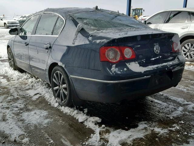 WVWFU73C67P048195 - 2007 VOLKSWAGEN PASSAT 3.6 BLUE photo 3