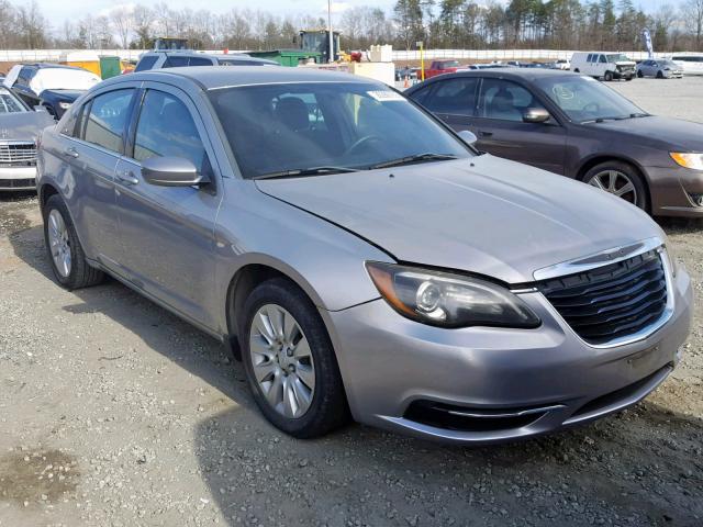 1C3CCBAG5EN149885 - 2014 CHRYSLER 200 LX SILVER photo 1