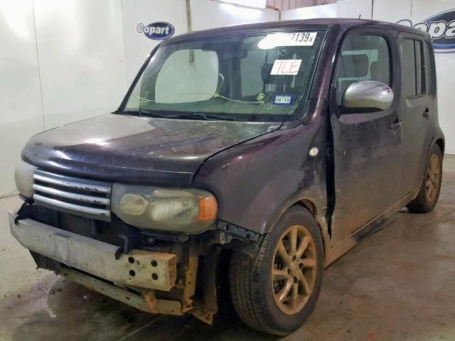 JN8AZ28RX9T107677 - 2009 NISSAN CUBE BASE PURPLE photo 2