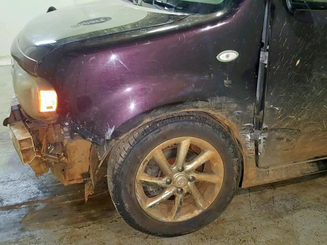 JN8AZ28RX9T107677 - 2009 NISSAN CUBE BASE PURPLE photo 9