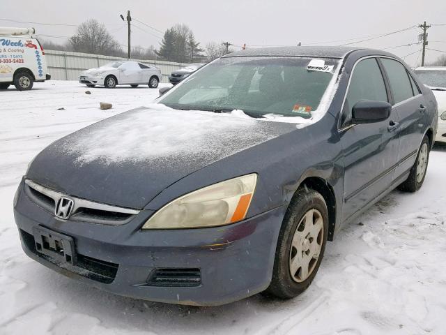 1HGCM56496A068925 - 2006 HONDA ACCORD LX GRAY photo 2