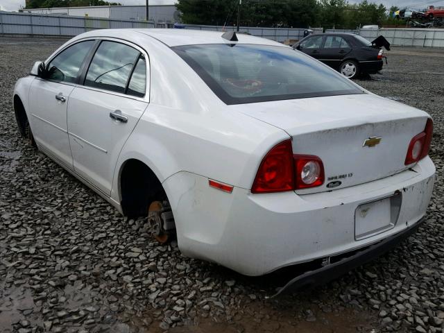 1G1ZC5E0XCF329707 - 2012 CHEVROLET MALIBU 1LT WHITE photo 3