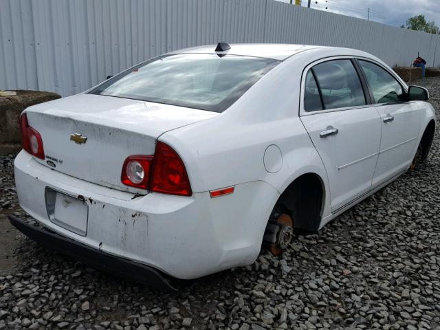 1G1ZC5E0XCF329707 - 2012 CHEVROLET MALIBU 1LT WHITE photo 4