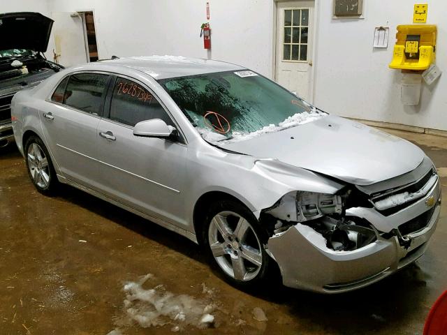 1G1ZC5E02CF247356 - 2012 CHEVROLET MALIBU 1LT SILVER photo 1