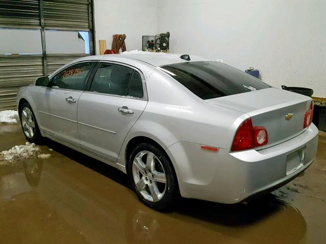 1G1ZC5E02CF247356 - 2012 CHEVROLET MALIBU 1LT SILVER photo 3