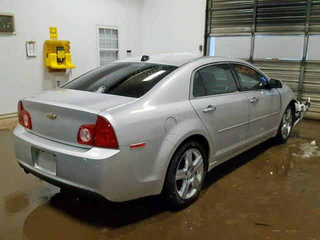 1G1ZC5E02CF247356 - 2012 CHEVROLET MALIBU 1LT SILVER photo 4