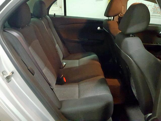 1G1ZC5E02CF247356 - 2012 CHEVROLET MALIBU 1LT SILVER photo 6