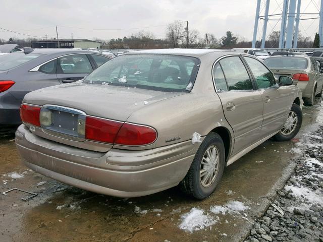 1G4HP54K924216699 - 2002 BUICK LESABRE CU BEIGE photo 4