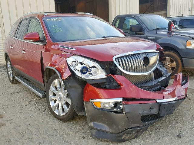 5GAKRDED4CJ275792 - 2012 BUICK ENCLAVE RED photo 1
