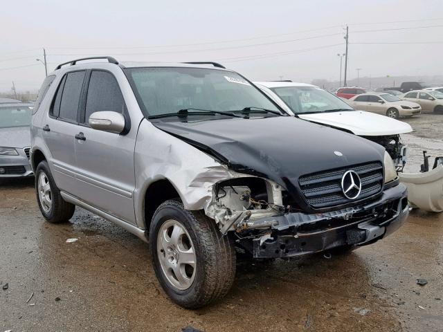 4JGAB54E32A362592 - 2002 MERCEDES-BENZ ML 320 SILVER photo 1