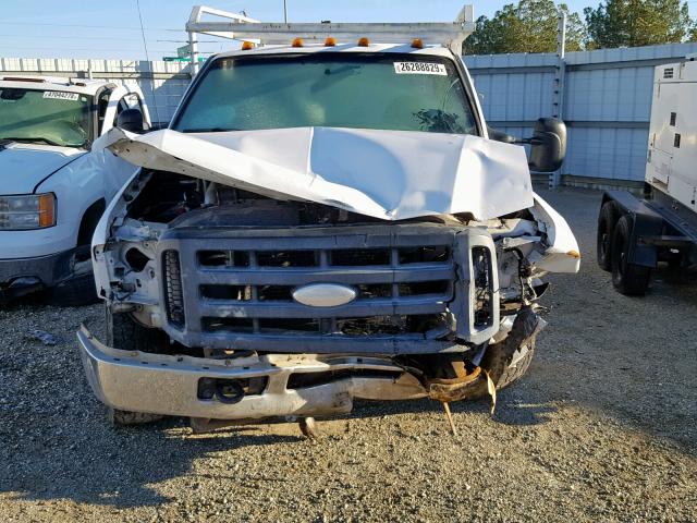 1FDWX34P66EA20209 - 2006 FORD F350 SRW S WHITE photo 9