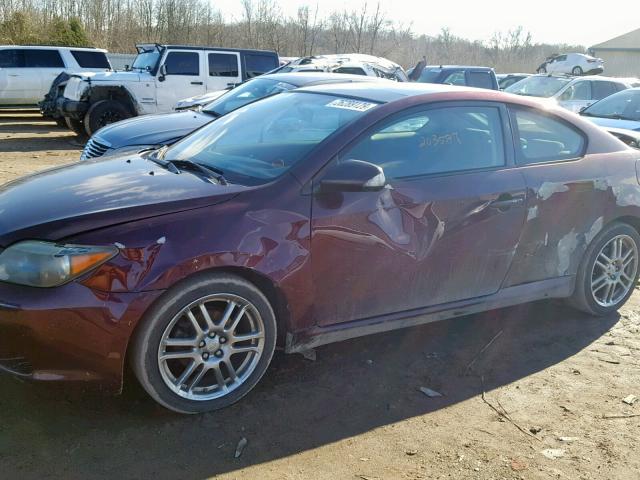 JTKDE167970177369 - 2007 TOYOTA SCION TC 紫色 照片 9