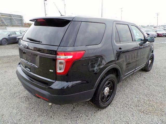 1FM5K8AR1EGC60638 - 2014 FORD EXPLORER P BLACK photo 4