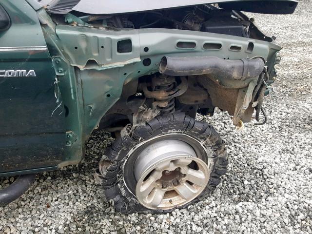 4TANM92N2YZ682356 - 2000 TOYOTA TACOMA PRE GREEN photo 9