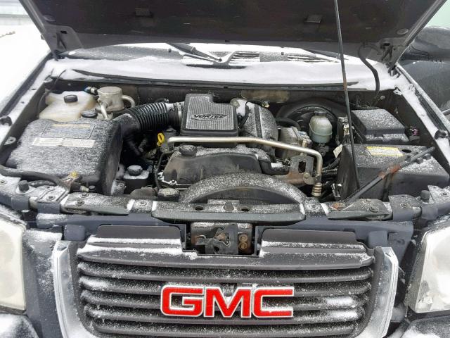 1GKDT13S542262929 - 2004 GMC ENVOY GRAY photo 7