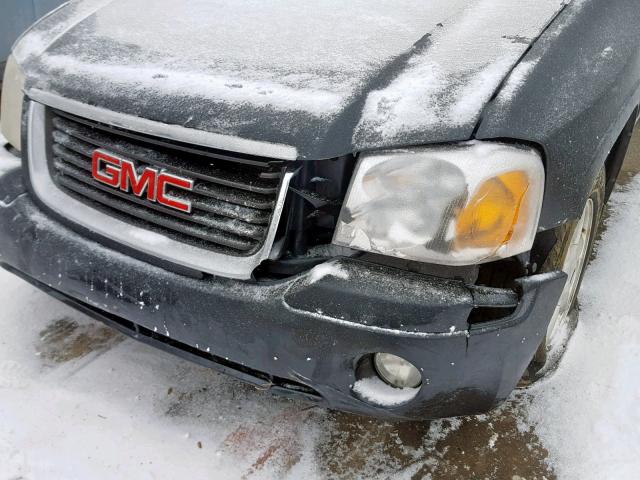 1GKDT13S542262929 - 2004 GMC ENVOY GRAY photo 9