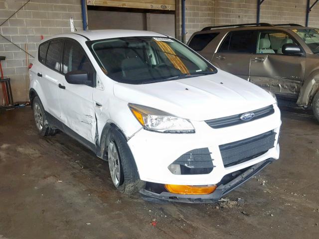 1FMCU0F73DUC76026 - 2013 FORD ESCAPE S WHITE photo 1