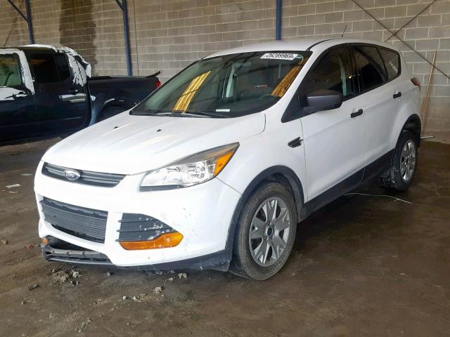 1FMCU0F73DUC76026 - 2013 FORD ESCAPE S WHITE photo 2