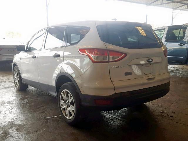 1FMCU0F73DUC76026 - 2013 FORD ESCAPE S WHITE photo 3