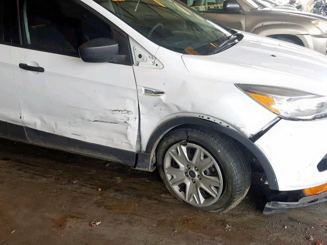 1FMCU0F73DUC76026 - 2013 FORD ESCAPE S WHITE photo 9