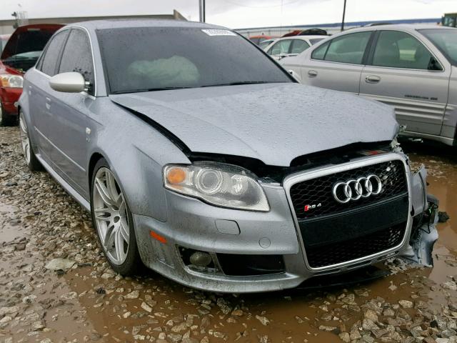 WUARU78E87N903386 - 2007 AUDI RS4 QUATTR GRAY photo 1