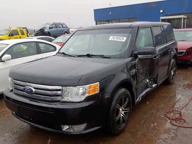 2FMGK5BC3BBD22514 - 2011 FORD FLEX SE BLACK photo 2