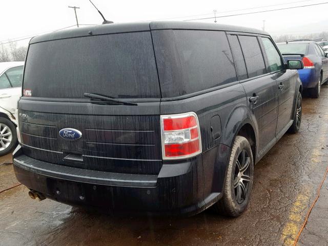 2FMGK5BC3BBD22514 - 2011 FORD FLEX SE BLACK photo 4