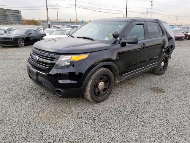 1FM5K8AR7EGA60458 - 2014 FORD EXPLORER P BLACK photo 2