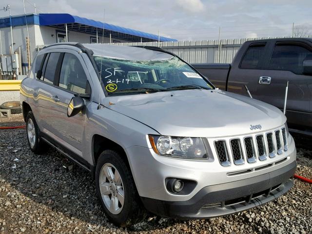 1C4NJCBA8ED537936 - 2014 JEEP COMPASS SP SILVER photo 1