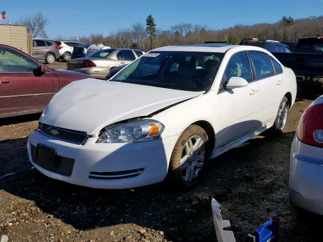 2G1WB5E39G1172202 - 2016 CHEVROLET IMPALA LIM WHITE photo 2