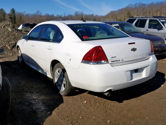 2G1WB5E39G1172202 - 2016 CHEVROLET IMPALA LIM WHITE photo 3